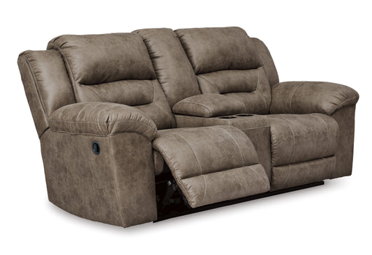 Stoneland 2-Seat Reclining Loveseat with Console