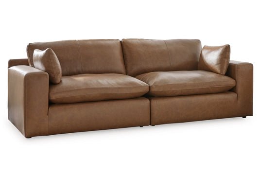 Emilia Leather Customizable Sectional Sofa